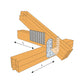Simpson H10A-2 Hurricane Tie installation
