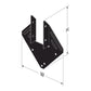 Simpson Strong-Tie H1APC Ornamental 18 Gauge Hurricane Tie - Black Powder Coat, ZMAX Specification 
