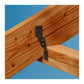 Simpson Strong-Tie H2.5APC 18 Gauge Ornamental Hurricane Tie - Black Powder Coat, ZMAX Installation 