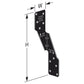 Simpson Strong-Tie H2.5APC 18 Gauge Ornamental Hurricane Tie - Black Powder Coat, ZMAX Specification 