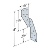 Simpson Strong-Tie H2.5AZ Single-Sided Hurricane Tie for Roof Rafters ...