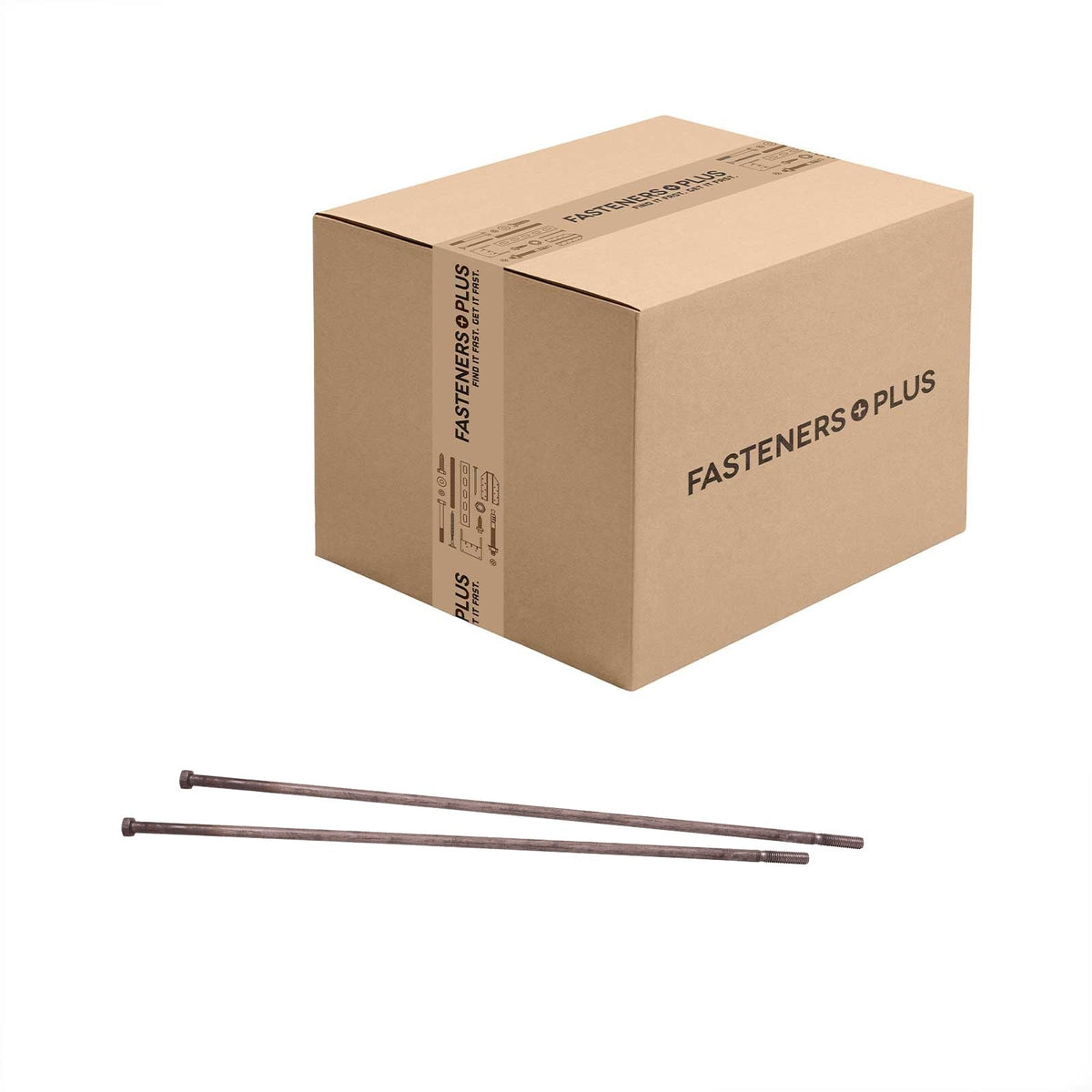Conquest 1/2" x 26" A307 Grade A Hex Bolt - Plain - Carton of 30