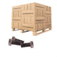 Conquest 1" x 2-1/4" A307 Grade A Fully Threaded Hex Bolt - Plain - Pallet of 2,880