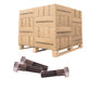 Conquest 1" x 3-1/2" A307 Grade A Hex Bolt - Plain - Pallet of 2,160