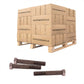 Conquest 1" x 6-1/2" A307 Grade A Hex Bolt - Plain - Pallet of 1,260
