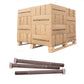 Conquest 5/8" x 7-1/2" A307 Grade A Hex Bolt - Plain - Pallet of 2,160