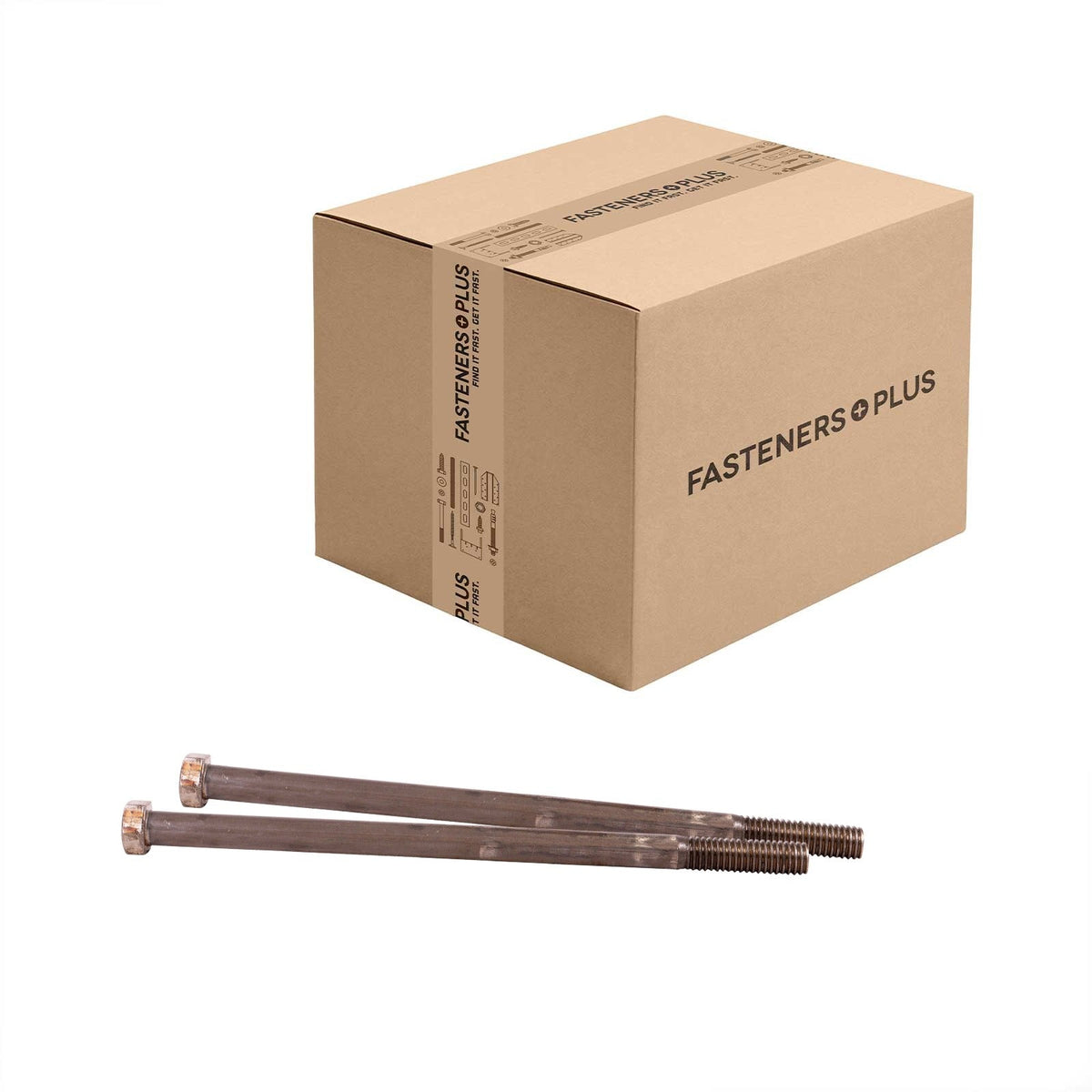 Conquest 7/16" x 8" A307 Grade A Hex Bolt - Plain - Carton of 175