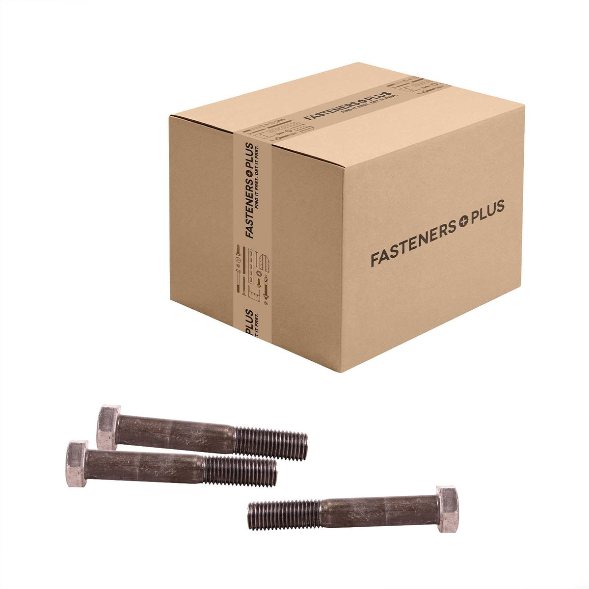 Conquest 7/8" x 5-1/2" A307 Grade A Hex Bolt - Plain - Carton of 45