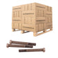 Conquest 7/8" x 7-1/2" A307 Grade A Hex Bolt - Plain - Pallet of 1,620