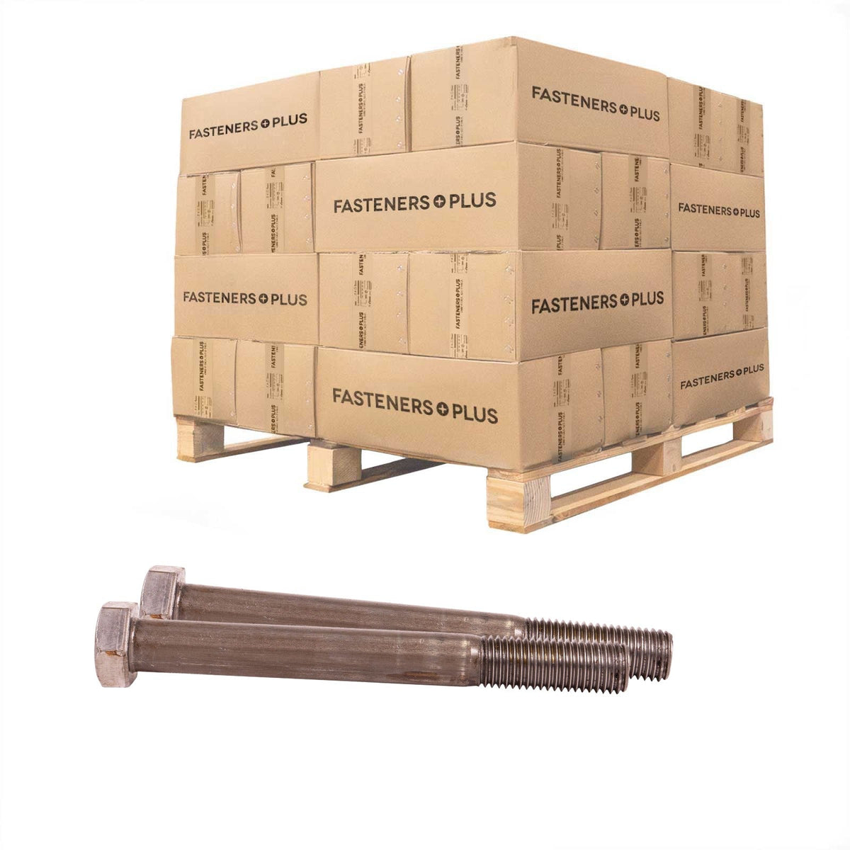 Conquest 7/8" x 8" A307 Grade A Hex Bolt - Plain - Pallet of 900