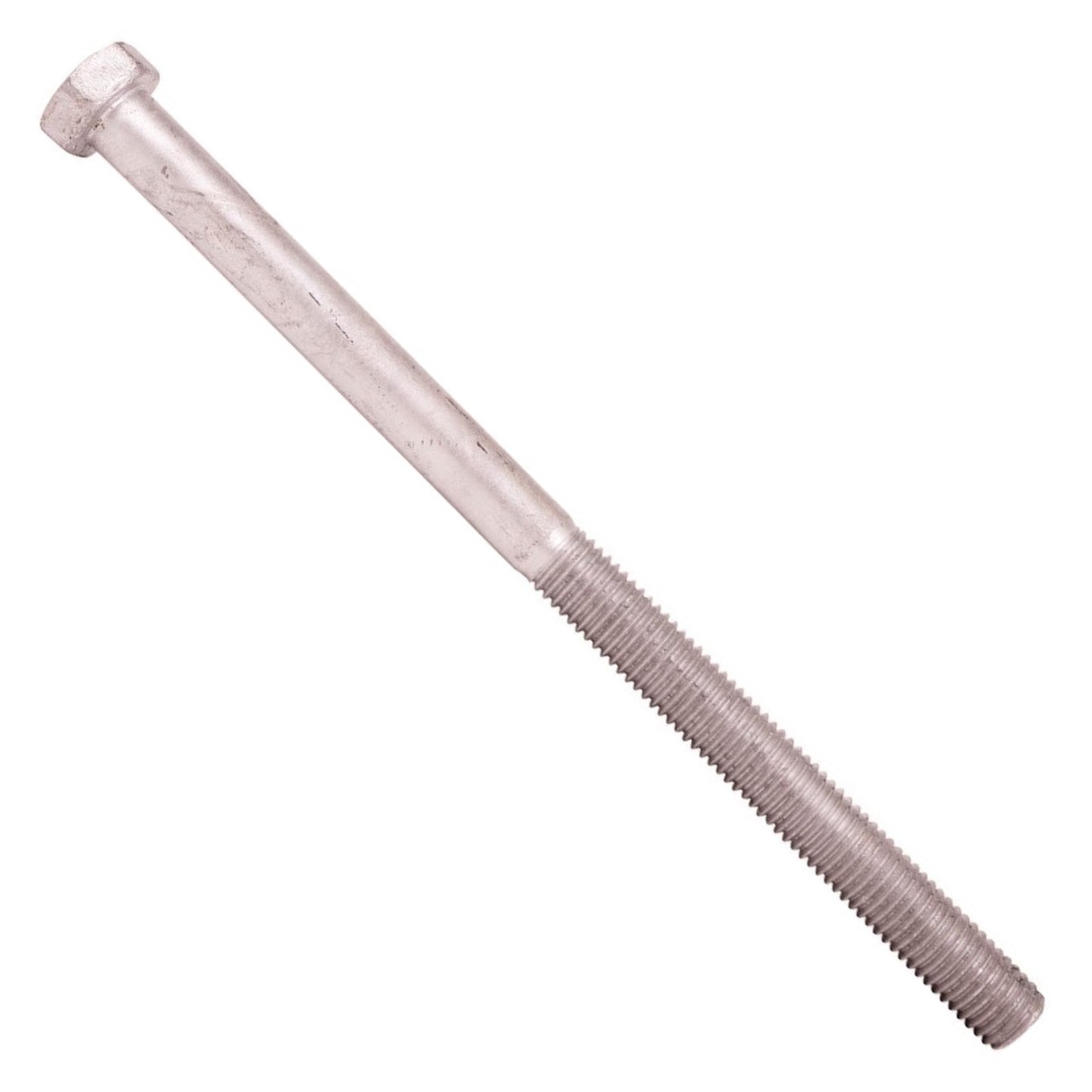 1/2"-13 x 12" Conquest A307 Grade A Hex Bolt w/6" Thread - Hot Dip Galvanized, Pkg 70