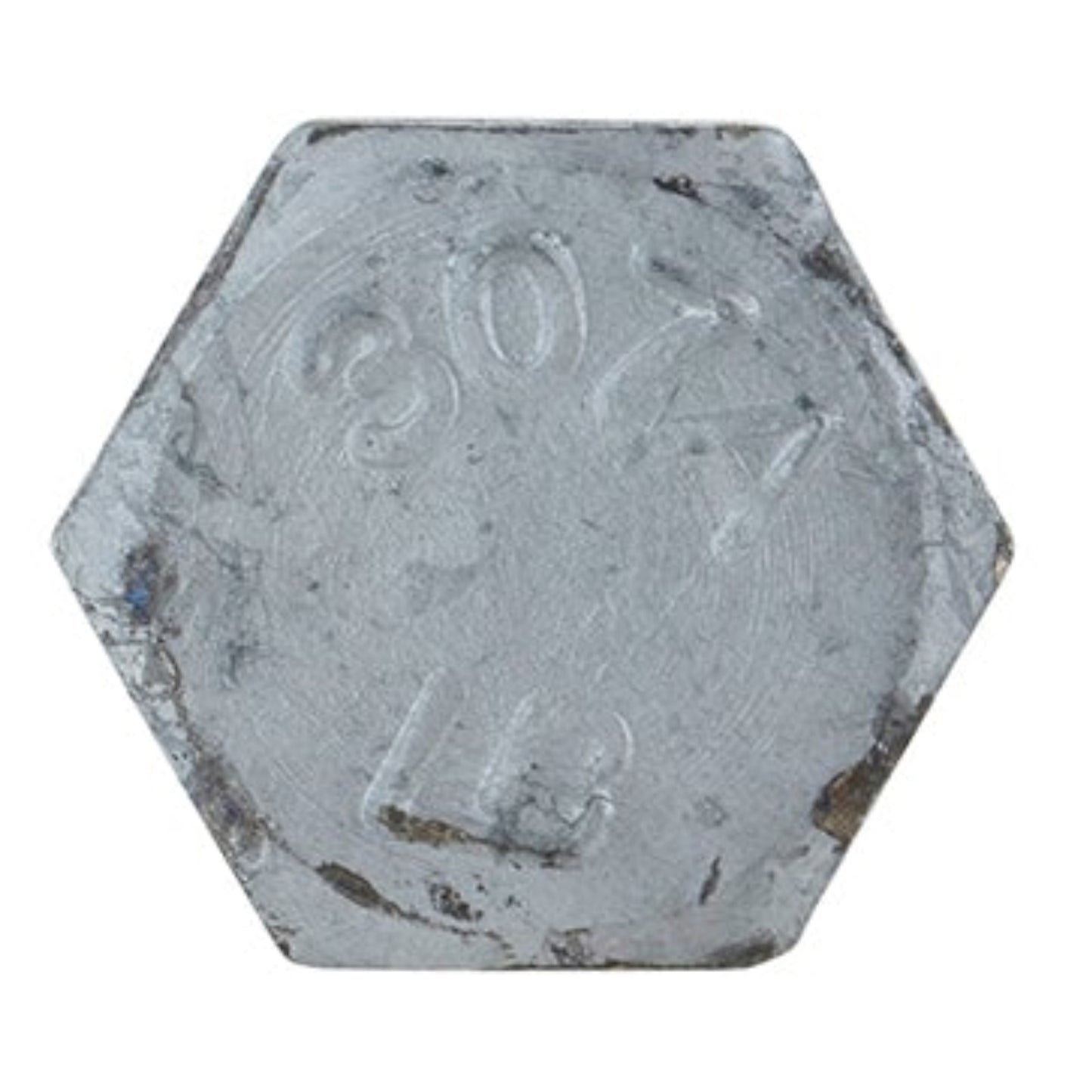 1/2"-13 x 12" Conquest A307 Grade A Hex Bolt w/6" Thread - Hot Dip Galvanized, Pkg 70