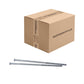 Conquest 1/2" x 15" A307 Grade A Hex Bolt with 6" Thread - Hot Dip Galvanized - Carton of 80