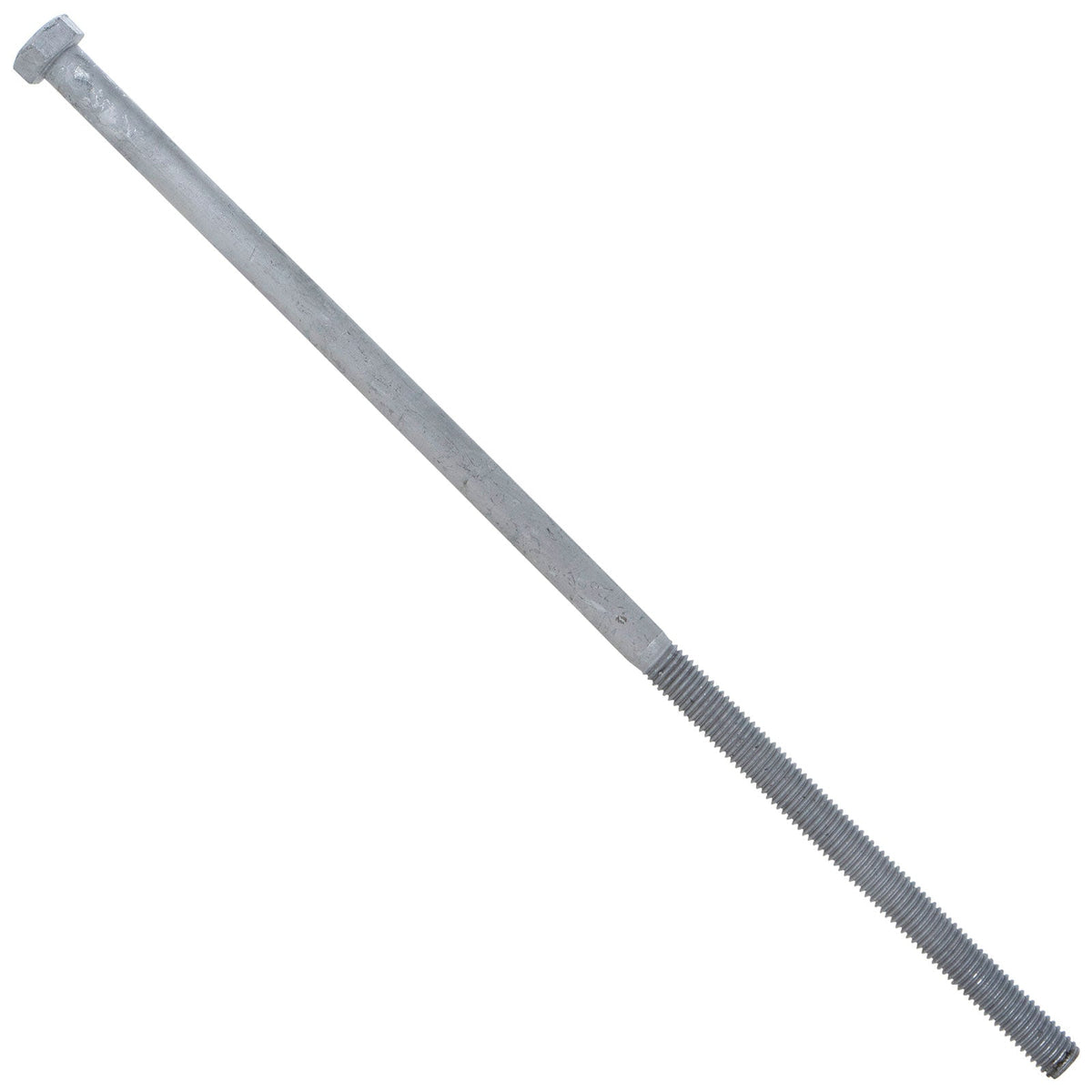 1/2"-13 x 15" Conquest A307 Grade A Hex Bolt - Hot Dip Galvanized