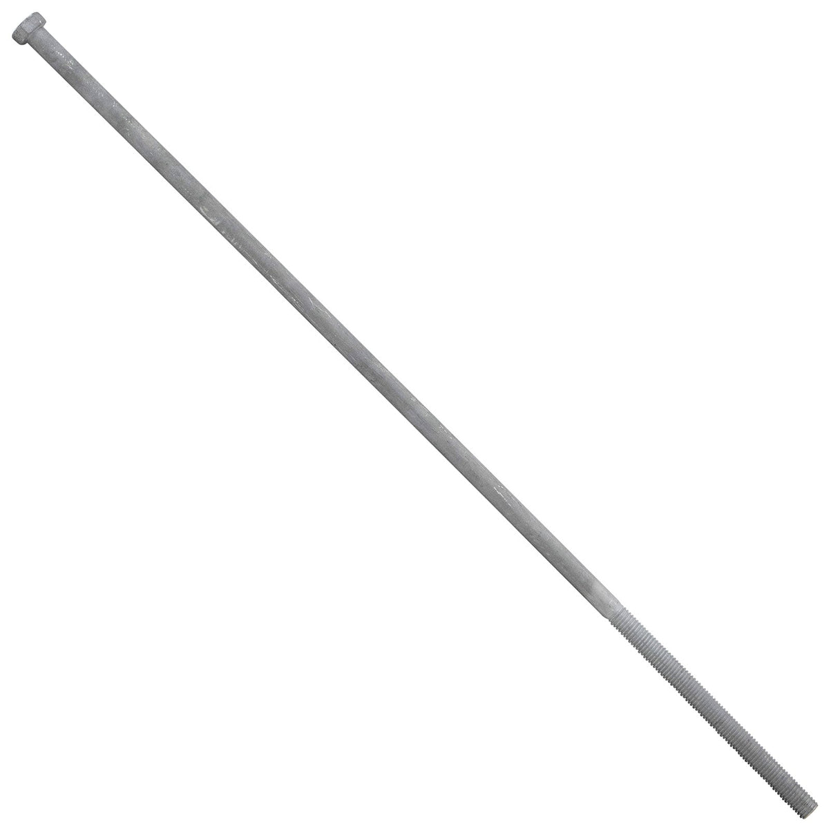 1/2"-13 x 24" Conquest A307 Grade A Hex Bolt - Hot Dip Galvanized