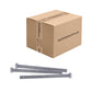 Conquest 1/2" x 7" A307 Grade A Fully Threaded Hex Bolt - Hot Dip Galvanized - Carton of 100