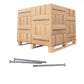 Conquest 1/4" x 4-1/2" A307 Grade A Hex Bolt - Hot Dip Galvanized - Pallet of 25,200