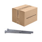 Conquest 1" x 13" A307 Grade A Hex Bolt with 6" Thread - Hot Dip Galvanized - Carton of 15