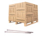 Conquest 3/4" x 26" A307 Grade A Hex Bolt with 6" Thread - Hot Dip Galvanized - Pallet of 600