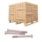 Conquest 3/4" x 7" A307 Grade A Hex Bolt - Hot Dip Galvanized - Pallet of 2,160