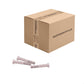 Conquest 3/8" x 2-1/4" A307 Grade A Hex Bolt - Hot Dip Galvanized - Carton of 700