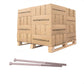 Conquest 5/8" x 15" A307 Grade A Hex Bolt with 6" Thread - Hot Dip Galvanized - Pallet of 1,680