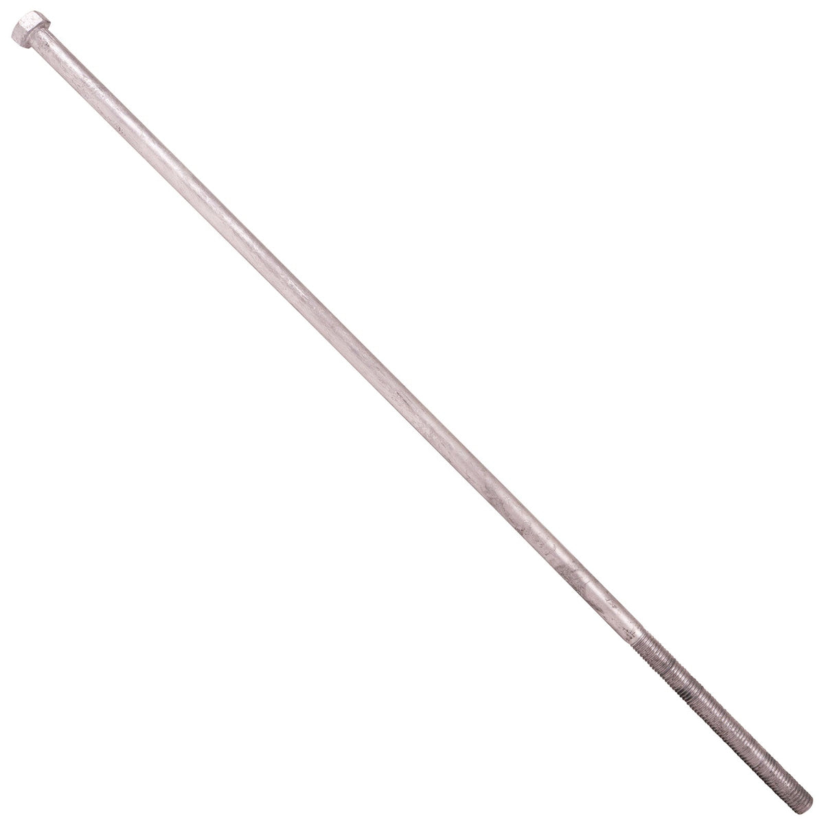 5/8"-11 x 28" Conquest A307 Grade A Hex Bolt - Hot Dip Galvanized
