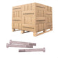 Conquest 5/8" x 5-1/2" A307 Grade A Hex Bolt - Hot Dip Galvanized - Pallet of 2,700