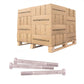 Conquest 5/8" x 6-1/2" A307 Grade A Hex Bolt - Hot Dip Galvanized - Pallet of 2,520
