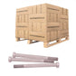 Conquest 5/8" x 7-1/2" A307 Grade A Hex Bolt - Hot Dip Galvanized - Pallet of 2,160