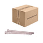 Conquest 5/8" x 8-1/2" A307 Grade A Hex Bolt - Hot Dip Galvanized - Carton of 50
