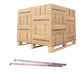Conquest 7/8" x 22" A307 Grade A Hex Bolt with 6" Thread - Hot Dip Galvanized - Pallet of 400