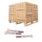 Conquest 7/8" x 6-1/2" A307 Grade A Hex Bolt - Hot Dip Galvanized - Pallet of 1,260