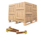 Conquest 5/8" x 2-3/4" Grade 8 Non-Serrated Fine Thread Flange Bolt - Zinc Yellow - Pallet of 3,780