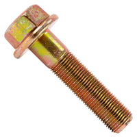 5/8"-18 x 2-3/4" Conquest Grade 8 Non-Serrated Fine Thread Flange Bolt - Zinc Yellow