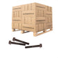 Conquest 1/2" x 3-1/4" Grade 8 Indented Flange Bolt - Plain - Pallet of 5,400
