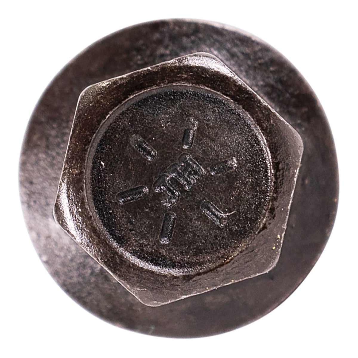 1/4"-20 x 5/8" Conquest Grade 8 Indented Flange Bolt - Black Phosphate & Oil