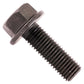 3/4"-10 x 2-1/4" Conquest Grade 8 Indented Flange Bolt - Black Phosphate & Oil