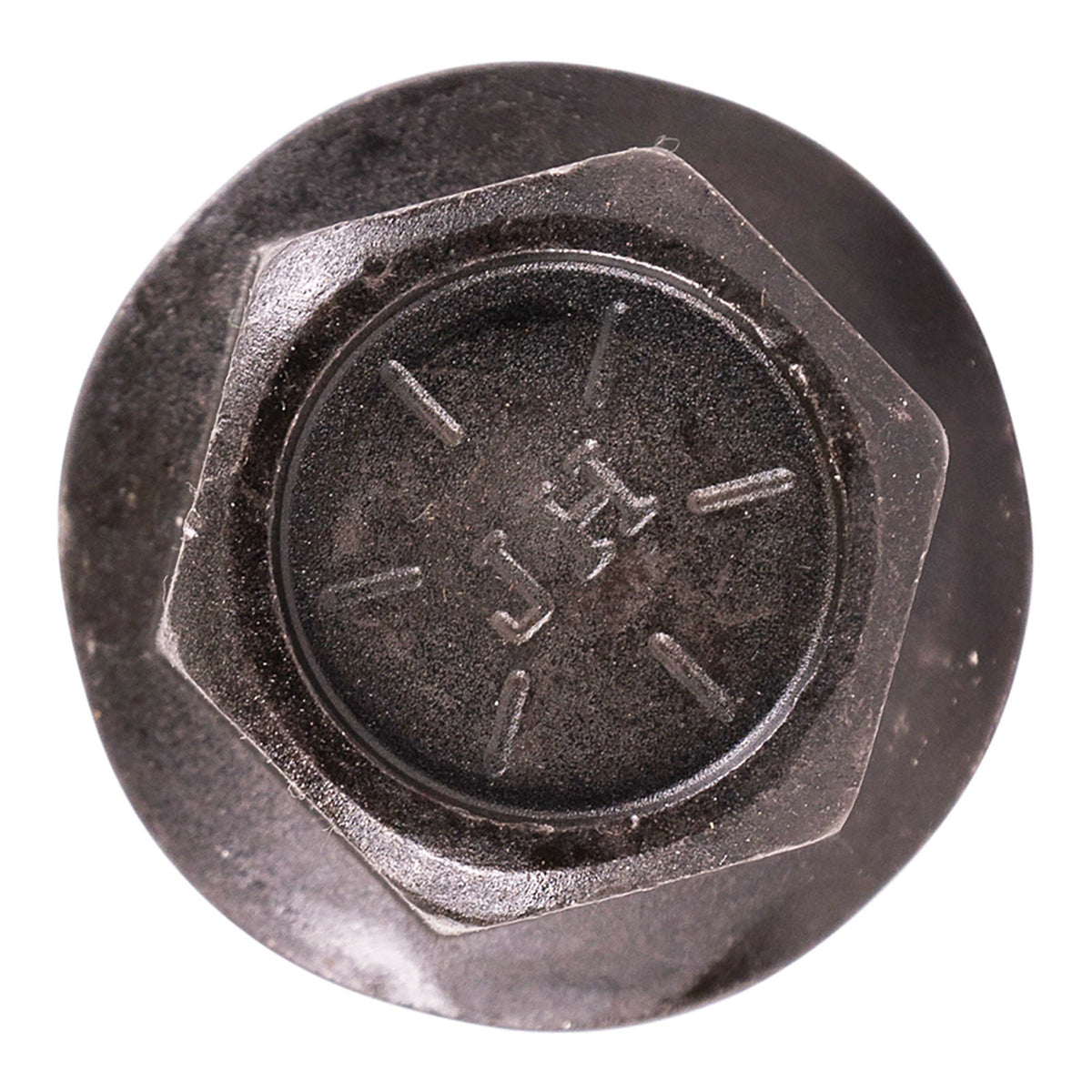 3/4"-10 x 2-1/4" Conquest Grade 8 Indented Flange Bolt - Black Phosphate & Oil