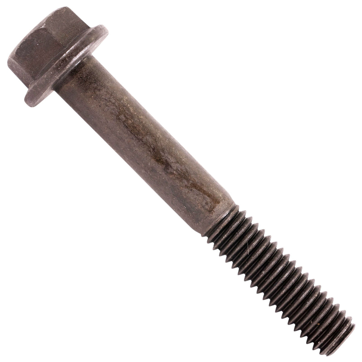 3/8"-16 x 2-3/4" Conquest Grade 8 Indented Flange Bolt - Black Phosphate & Oil