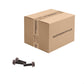 Conquest 5/16" x 1" Grade 8 Indented Flange Bolt - Plain - Carton of 1,100