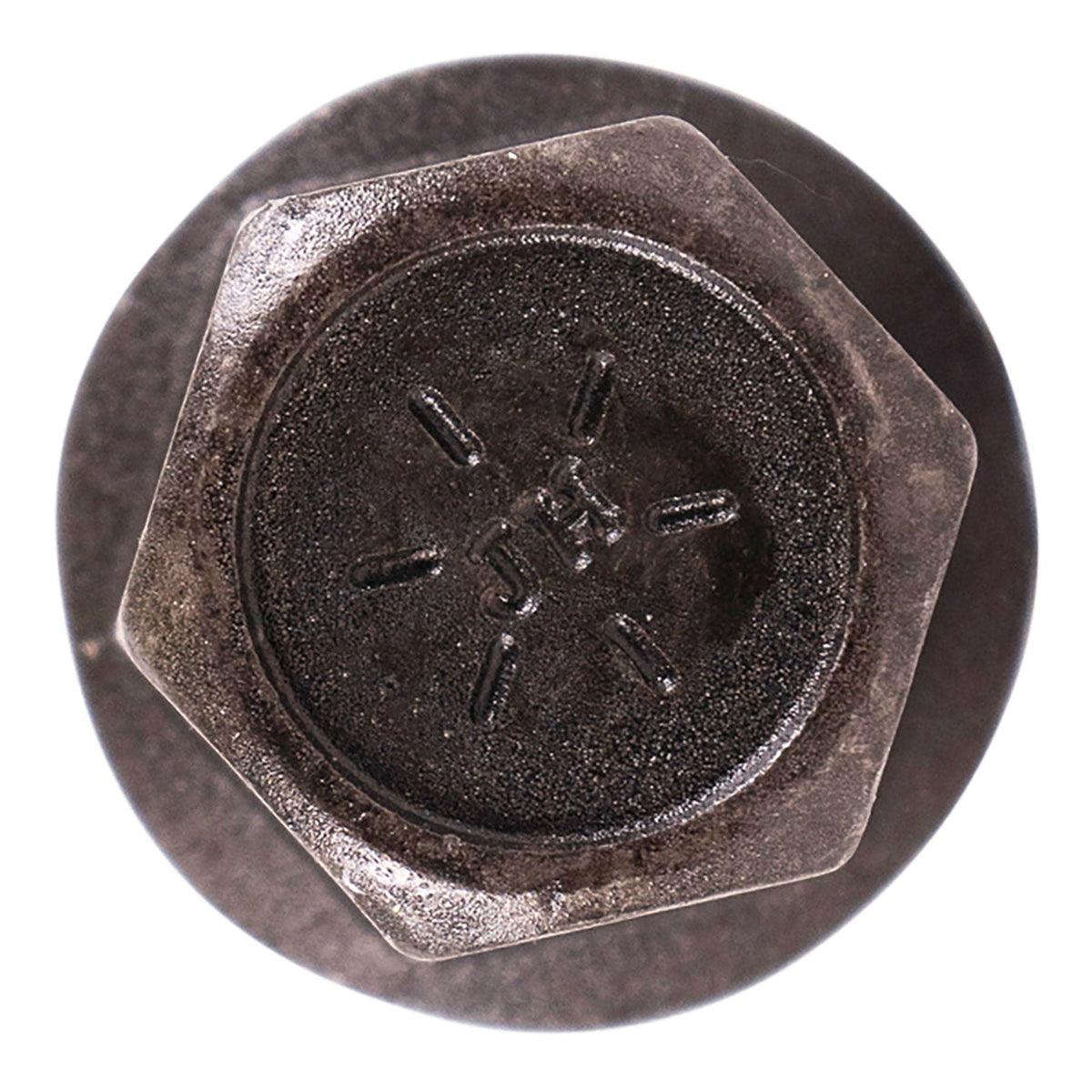 5/16"-18 x 2-1/4" Conquest Grade 8 Indented Flange Bolt - Black Phosphate & Oil