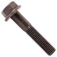 5/8"-11 x 3-1/4" Conquest Grade 8 Indented Flange Bolt - Black Phosphate & Oil