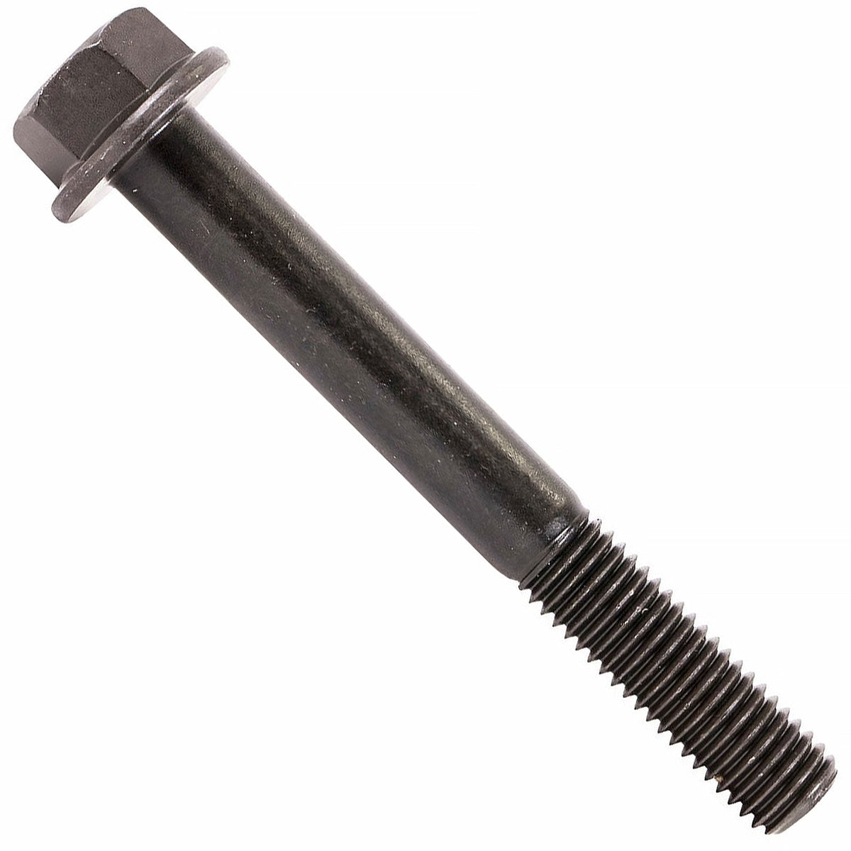 5/8"-11 x 5-1/2" Conquest Grade 8 Indented Flange Bolt - Black Phosphate & Oil