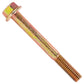 1/2"-13 x 4-1/2" Conquest Grade 8 Non-Serrated Flange Bolt - Zinc Yellow