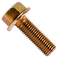 3/4"-10 x 2-1/4" Conquest Grade 8 Non-Serrated Flange Bolt - Zinc Yellow