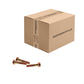 Conquest 5/16" x 1-1/2" Grade 8 Non-Serrated Flange Bolt - Zinc Yellow - Carton of 800