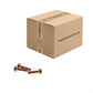Conquest 5/16" x 1-1/4" Grade 8 Non-Serrated Flange Bolt - Zinc Yellow - Carton of 1,000