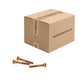 Conquest 5/16" x 2" Grade 8 Non-Serrated Flange Bolt - Zinc Yellow - Carton of 700