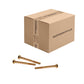 Conquest 5/16" x 3" Grade 8 Non-Serrated Flange Bolt - Zinc Yellow - Carton of 500